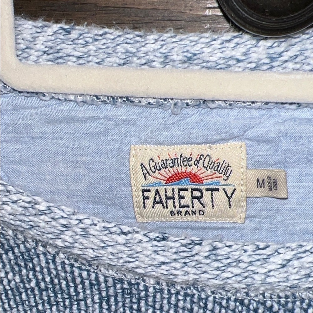 Faherty Light Blue Knit Sweater - Picture 2 of 4